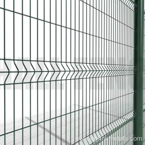 Pvc Coated Galvanized v Bend Curved 3d Fence